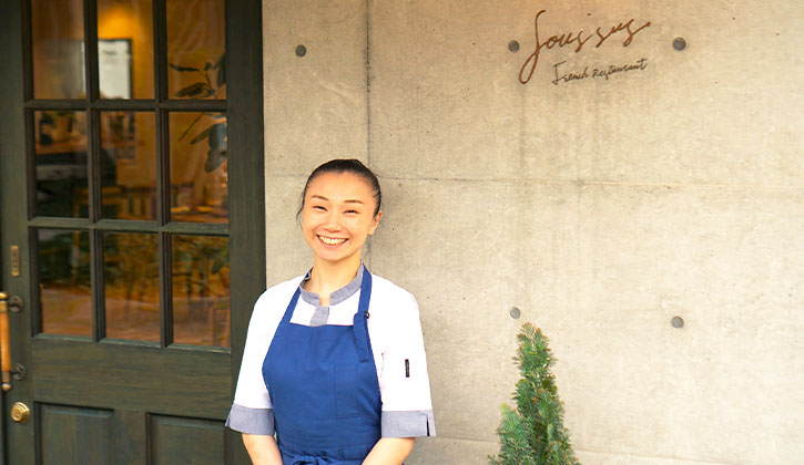 owner chef Eiko Shibuya